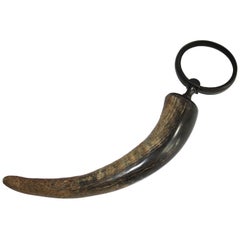 Vintage Carved Horn Magnifying Glass