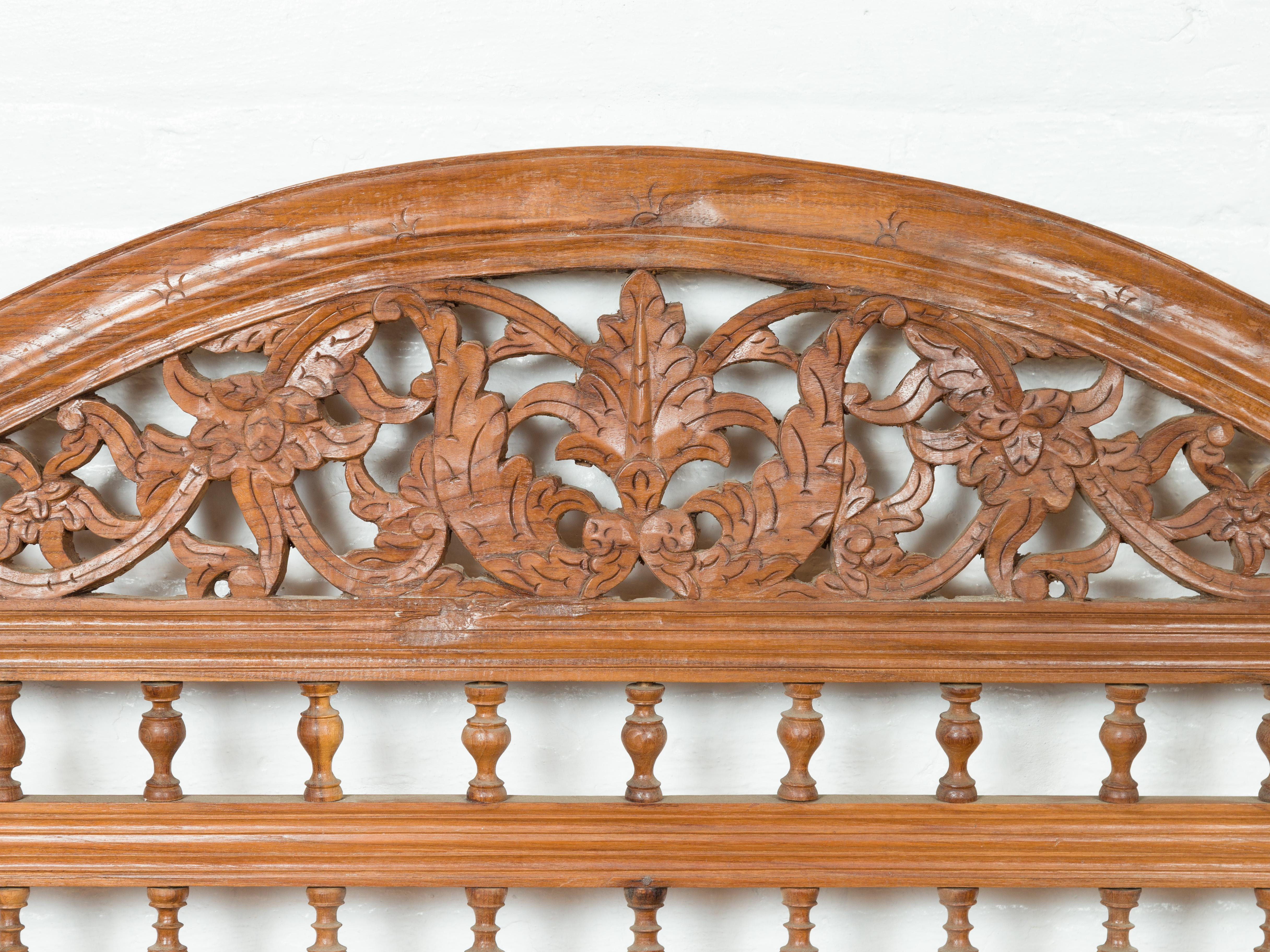 balinese carved headboard