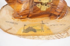 Vintage Carved Inkwell, Shape of a Sitting Camel, Jerusalem 1940s, B2811