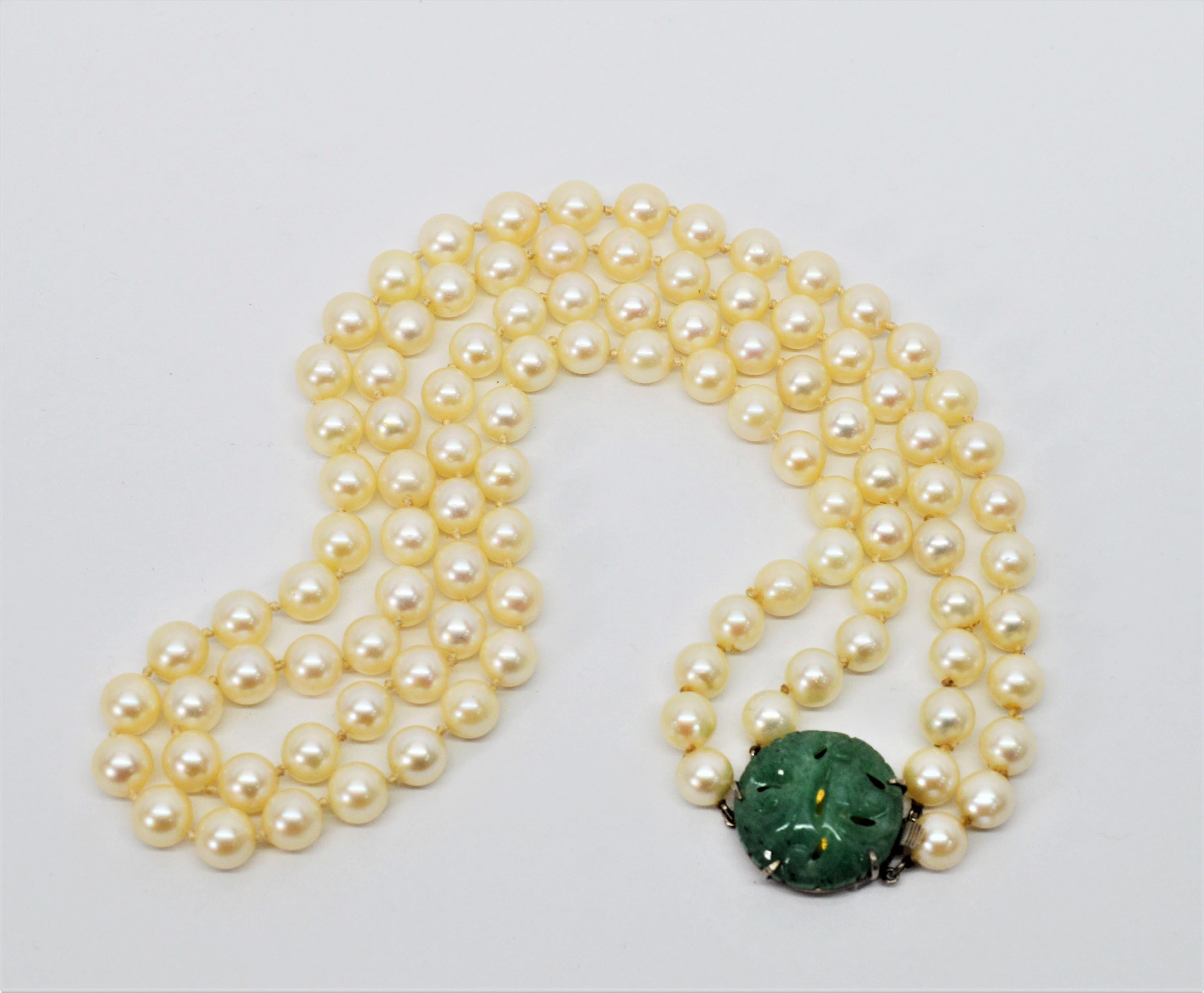 jade pearls necklace