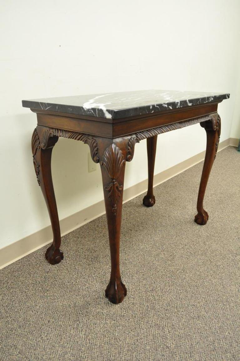 antique sofa table with claw feet