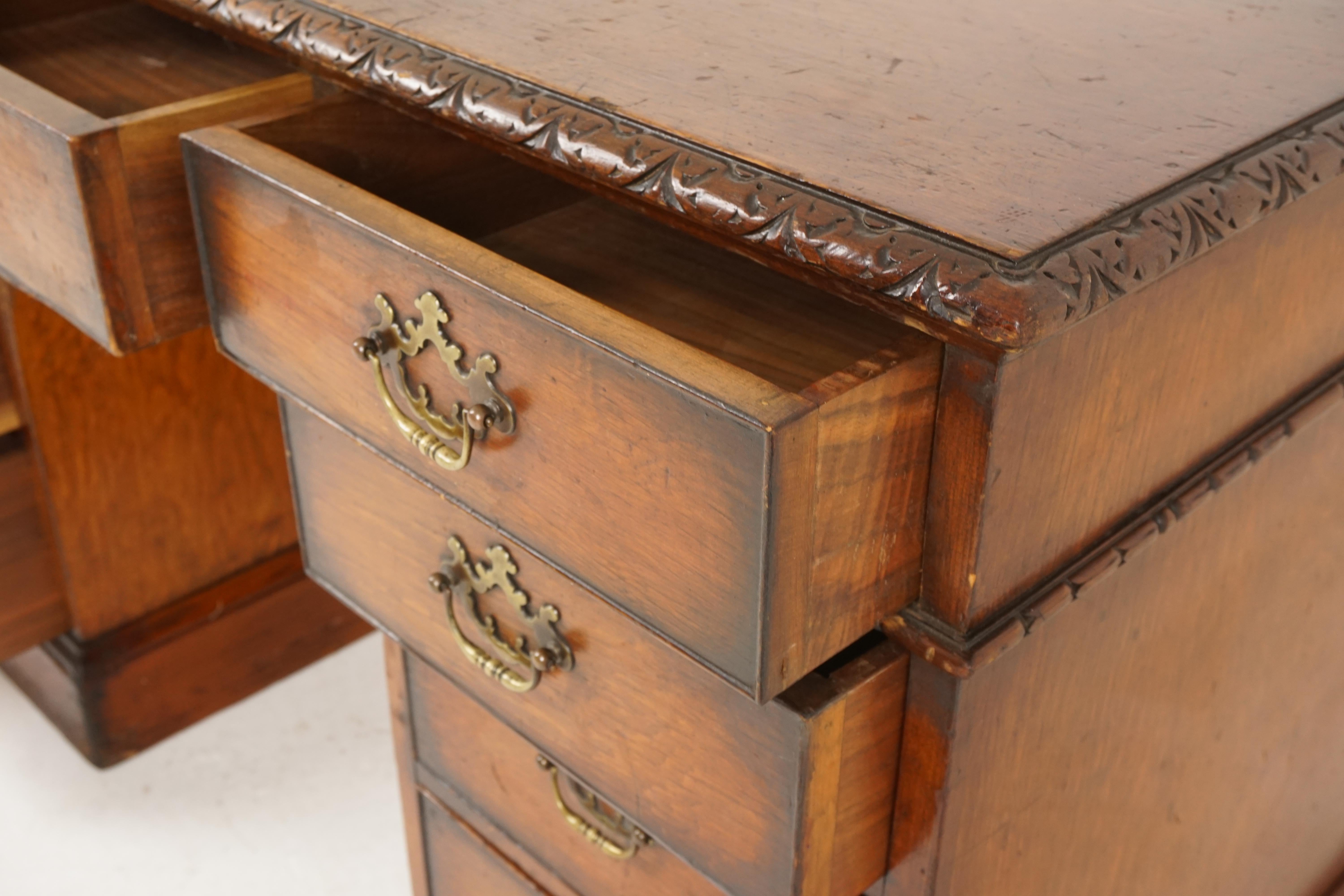 antique oak desk value