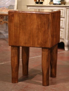 Vintage Carved Patinated Maple Epicurean Butcher Block from Neiman Marcus