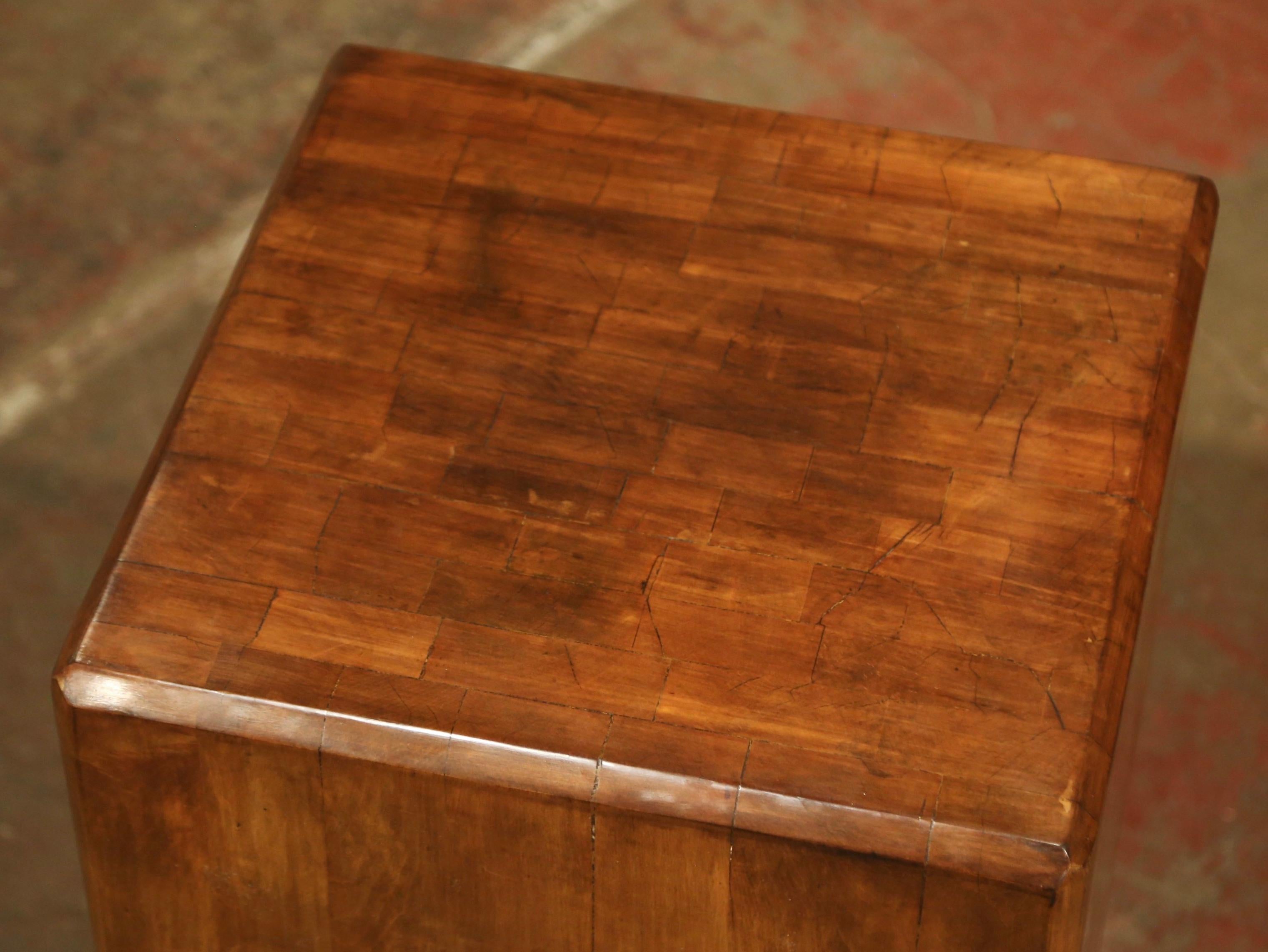 Vintage Carved Patinated Maple Epicurean Butcher Block from Neiman Marcus 1