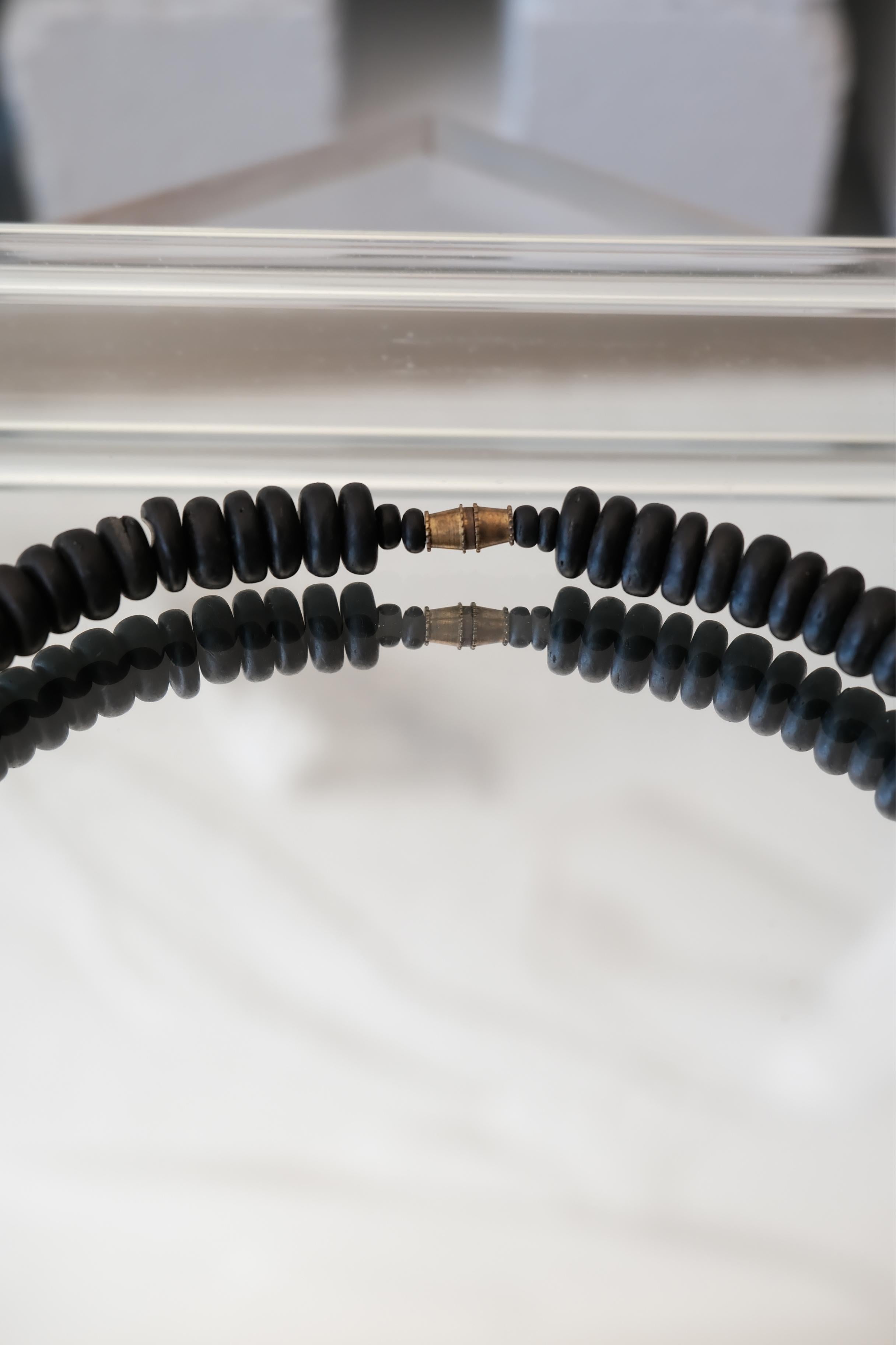 Vintage Carved Shell Cluster Statement Necklace - image 6