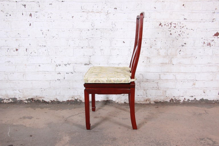 Vintage Carved Solid Rosewood Chinese Dining Chairs, Set of Ten at 1stDibs