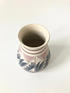 Vintage Carved Southwestern Pottery Vase