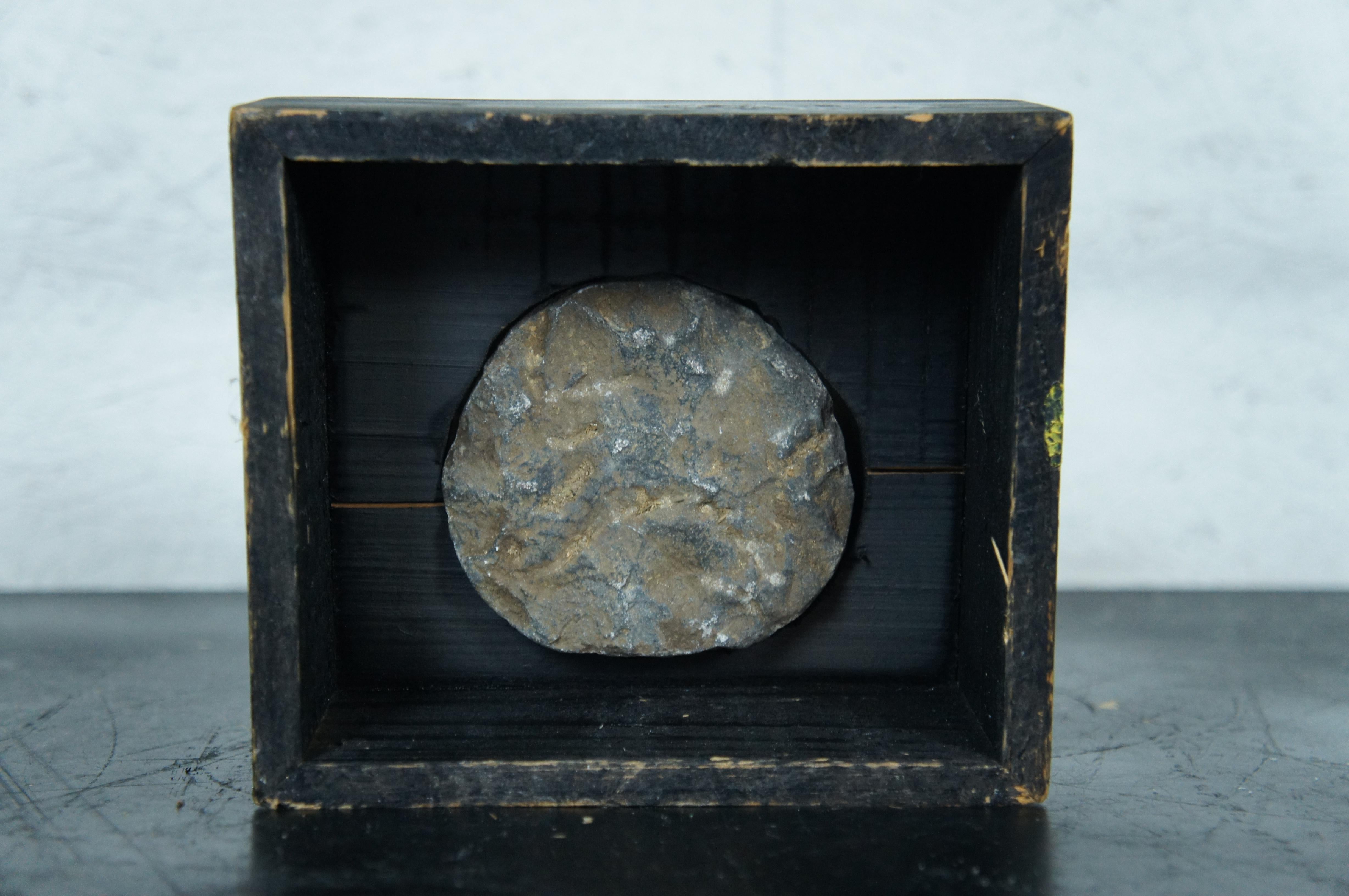 Vintage A. Stone, statua di Buddha in meditazione con busto e piedistallo in legno da 12 pollici in vendita 4