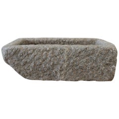 Vintage Carved Stone Mortar