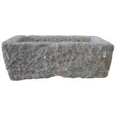 Vintage Carved Stone Mortar