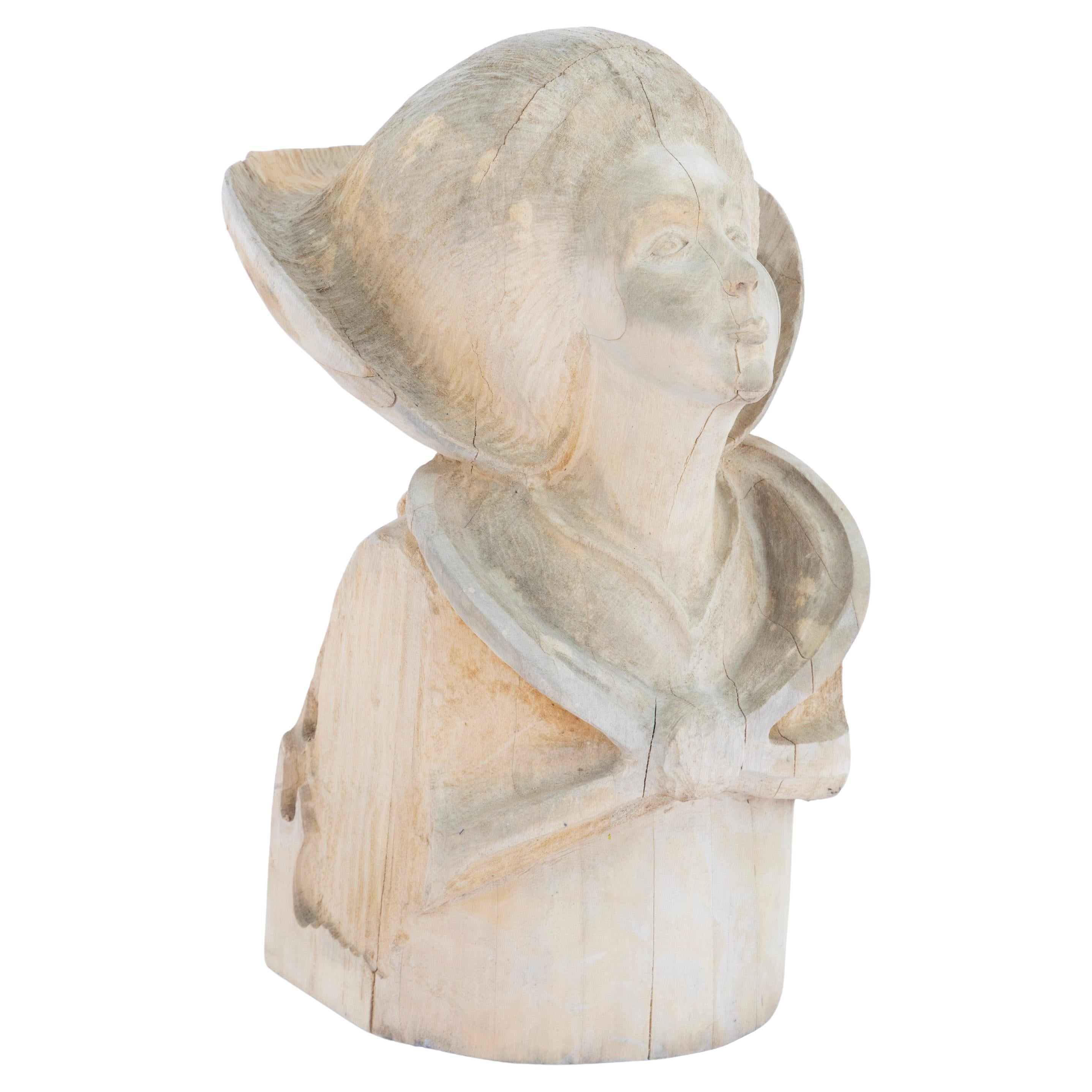 This Wood Carved Vintage Angel Sculpture has alot of history.  The Manhattan Angels were commissioned sometime in the mid-twentieth century for a church restoration in New York City.  The sculptor, Bogden Bogkowski, was commissioned to carve these