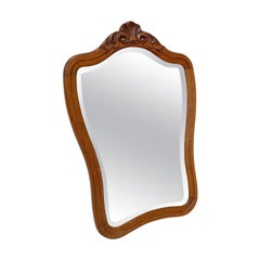 Vintage Carved Wood Framed Mirror