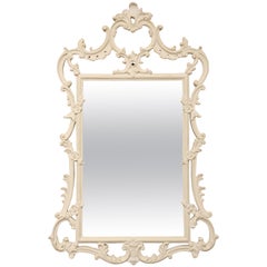 Vintage Carved Wood Mirror by Palladio