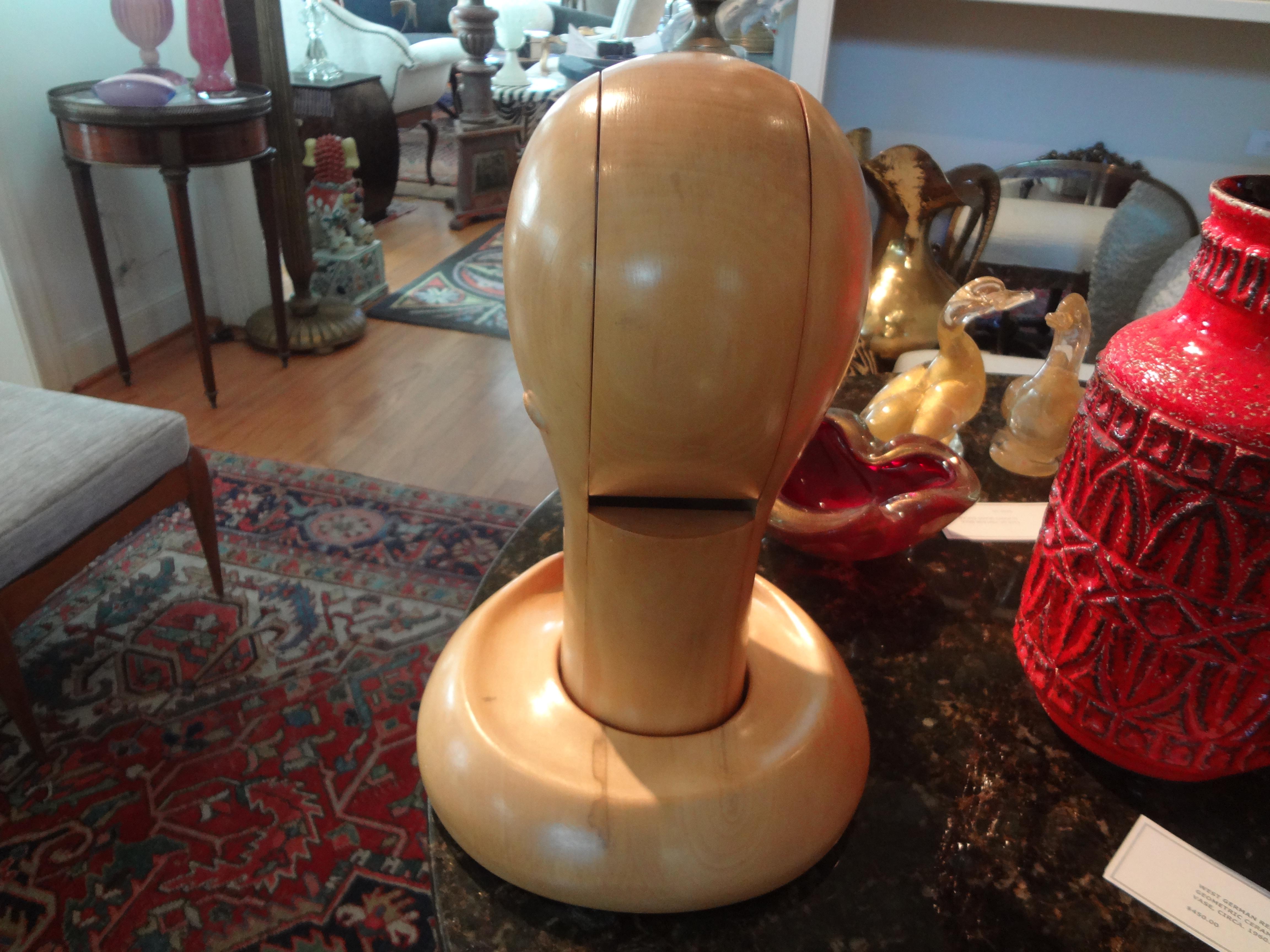 20th Century Vintage Carved Wood Pinocchio Sculpture For Sale