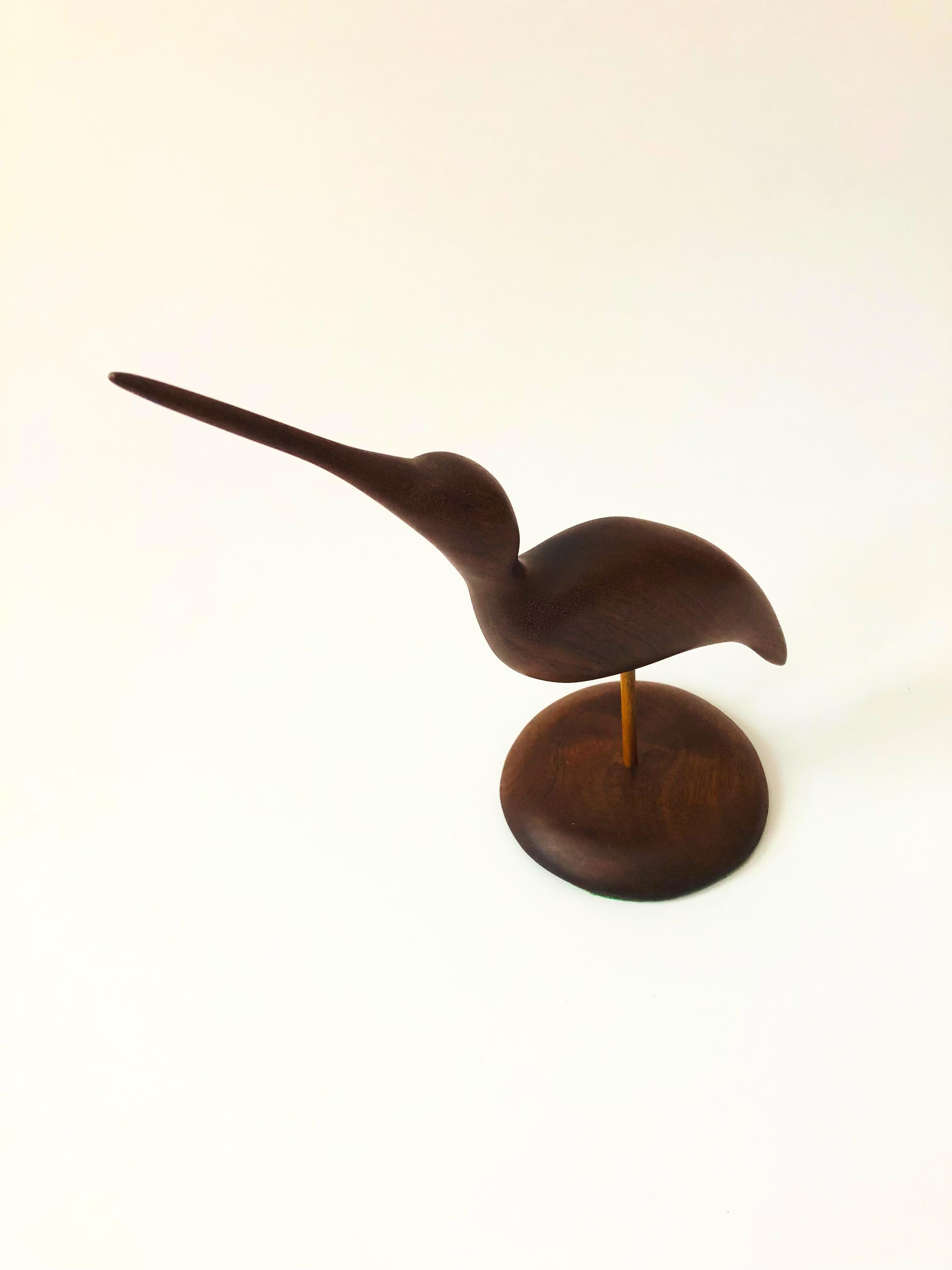 wooden sandpiper figurines