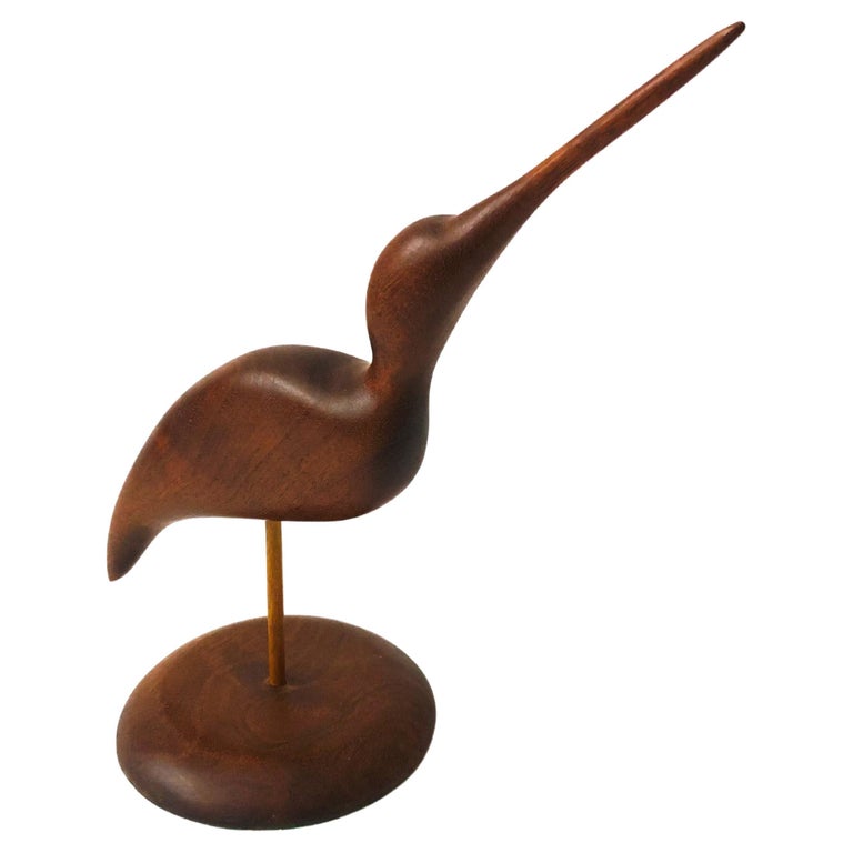 Oiseau Sculpté Main Martin-Pêcheur Purity Style - Décoration Bois Commerce Équitable Bali