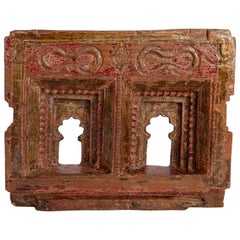 Geschnitzter Bilderrahmen aus Holz:: Mitte 20. Jahrhundert:: Indien