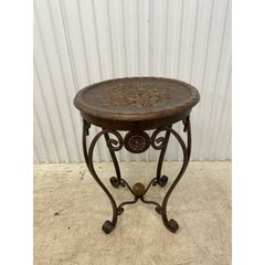 Vintage Casa Bique Iron and Plaster Dining Table Base