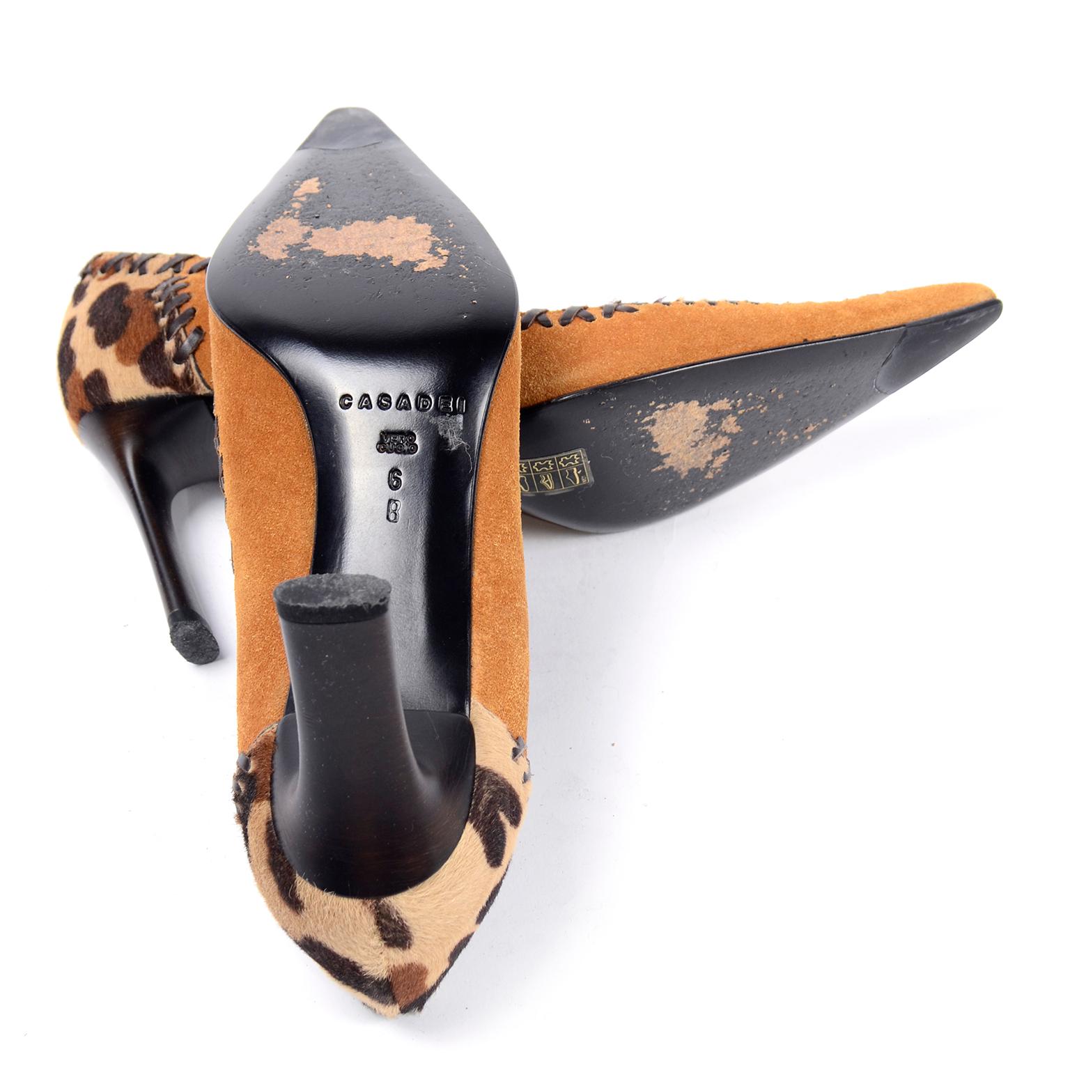 Vintage Casadei Italien Pony Pelz & Wildleder Schuhe mit passender Umhängetasche Handtasche im Angebot 7