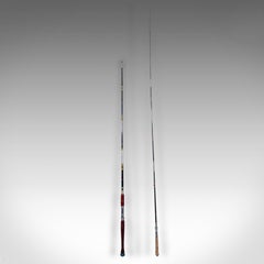 Vintage Cased Fishing Rod Set, Japanese, Cased, 8ft, 6ft, Mid Century, Pigeon