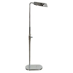 Vintage Casella Floor Lamp with Tempered Glass Tray Adjustable
