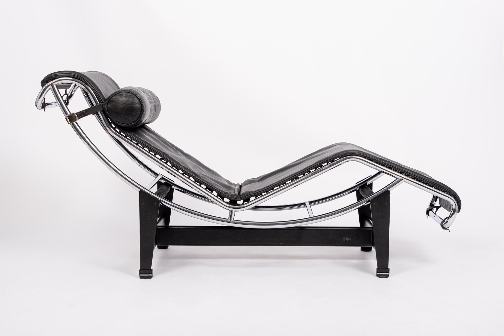 The LC4 is a Bauhaus classic and is included in the permanent collection of the Museum of Modern Art in New York. Each piece is signed, numbered and manufactured by Cassina under exclusive worldwide license from the Le Corbusier Foundation. This