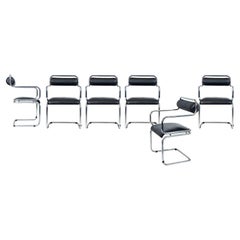 Vintage Cassina Chairs Set, 1970s