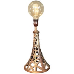 Vintage Cast Alloy Table Lamp