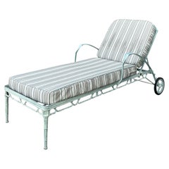 Vintage Cast Aluminum “Calcutta” Chaise Lounge After Brown Jordan