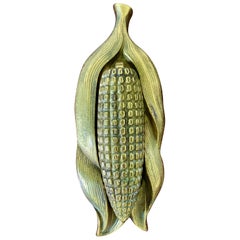 Vintage Cast Brass Corn Cob Door Knocker