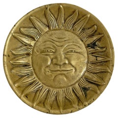 Vintage Cast Bronze Sun Catchall