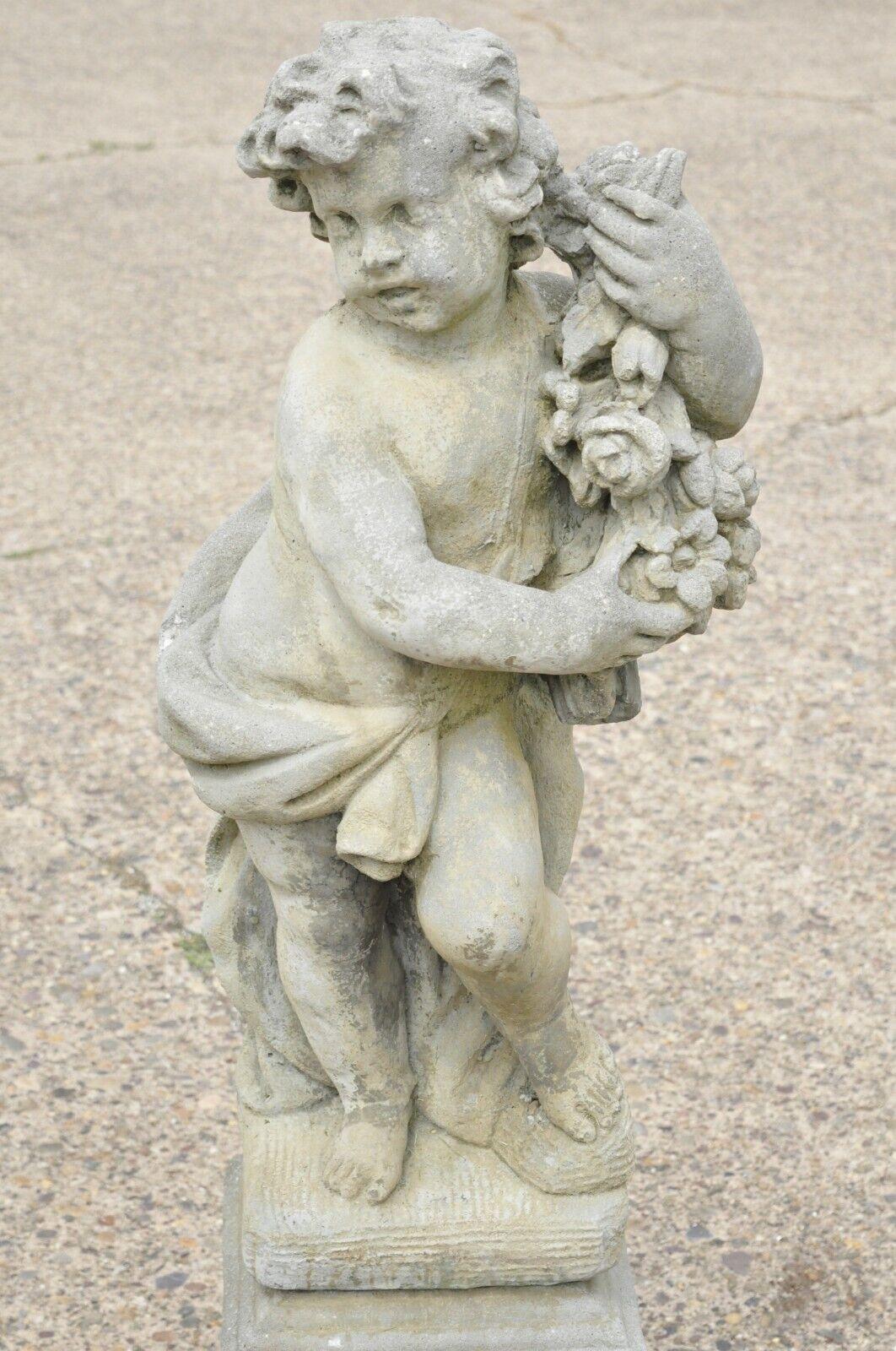 4 seasons cherub statues