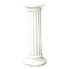 Vintage Cast Concrete Column Pedestal