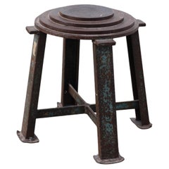 Vintage Cast Iron Anvil / Stool / Side Table