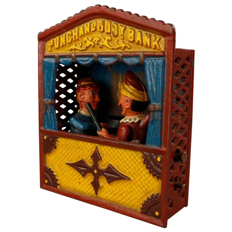 1884 Punch And Judy Mechanical Bank