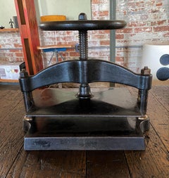 Vintage Cast Iron Book Press