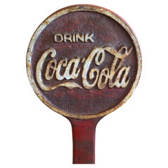 Vintage Cast Iron Coca Cola Doorstop / Sculpture