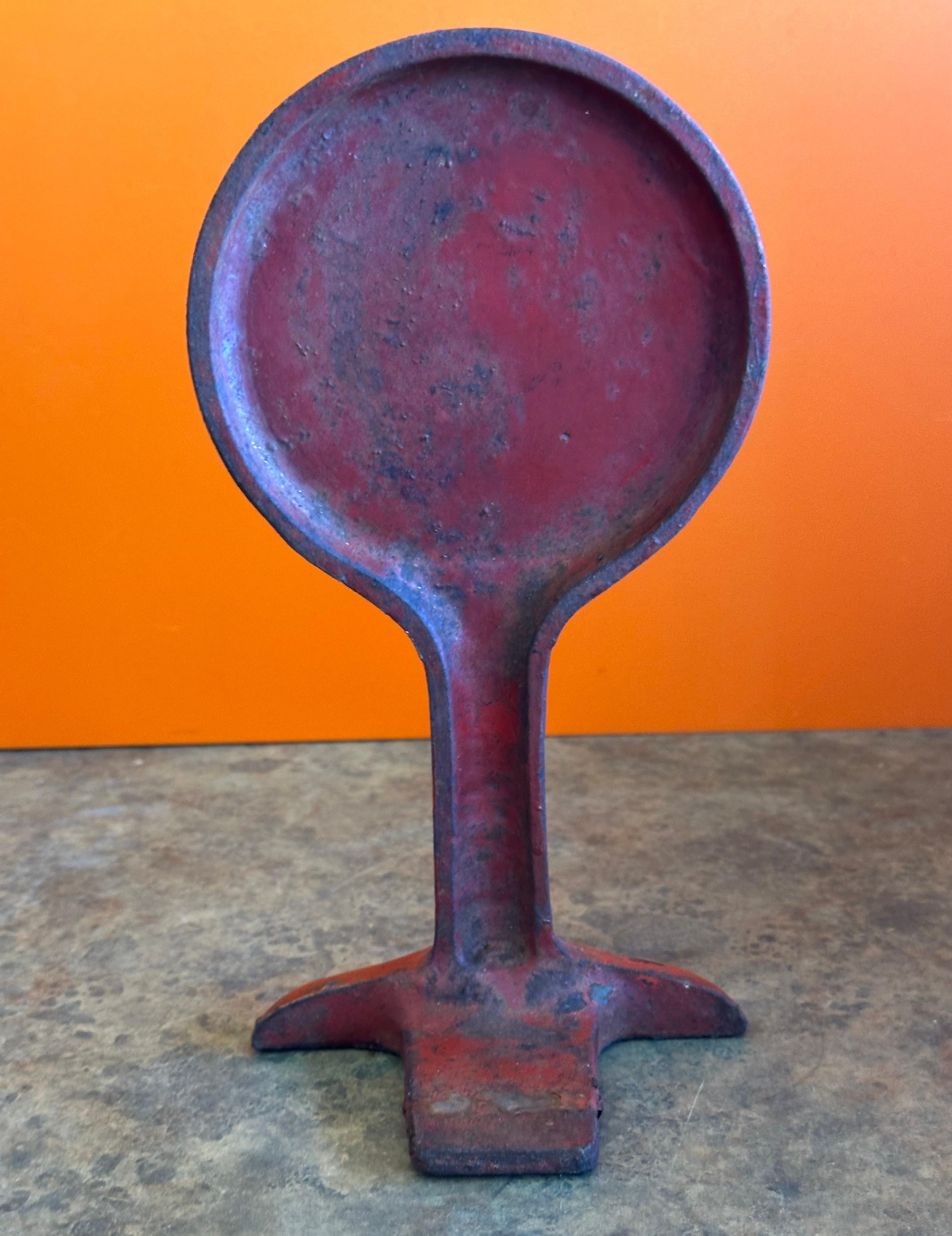 Vintage Coca Cola-Türstopper/Skulptur aus Gusseisen im Angebot 1