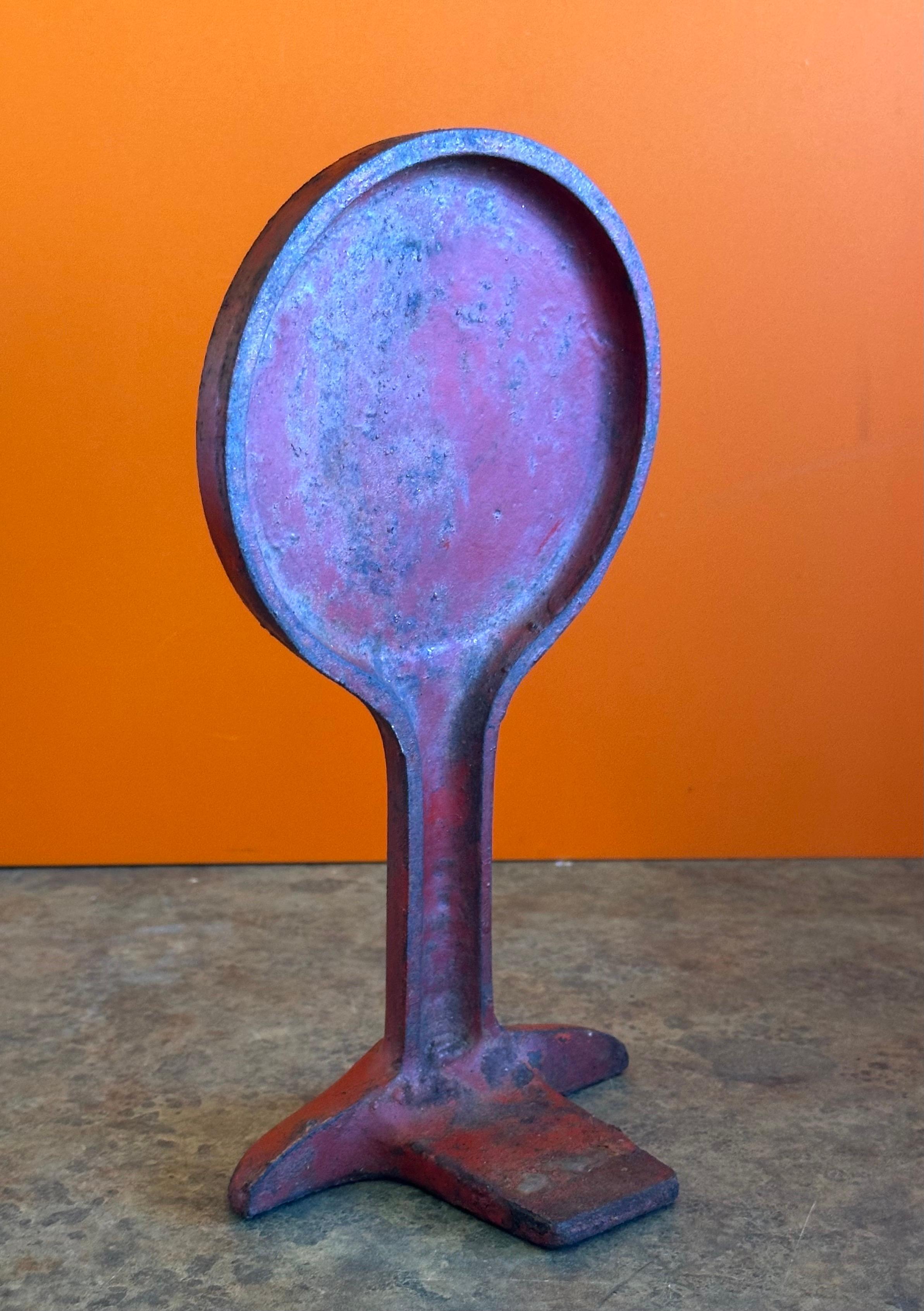 Vintage Coca Cola-Türstopper/Skulptur aus Gusseisen im Angebot 2