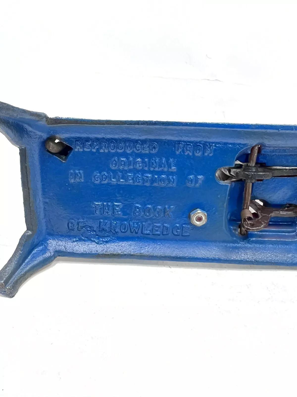 Vintage Cast Iron Dentist Chair/Pulling Teeth Mechanical Bank Book of Knowledge 1