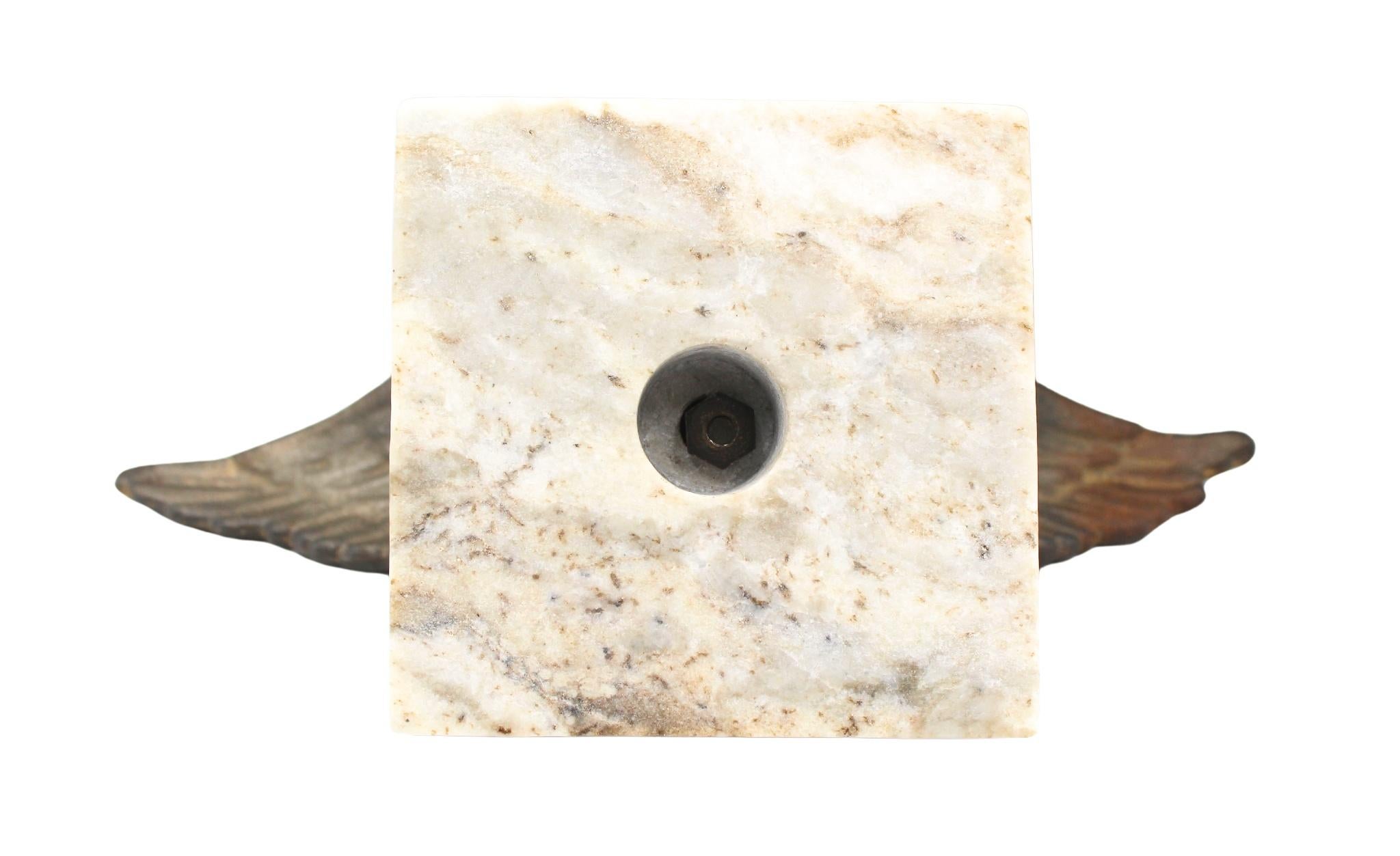 Scultura di aquila in ferro fuso d'epoca, inizio XX secolo in vendita 1