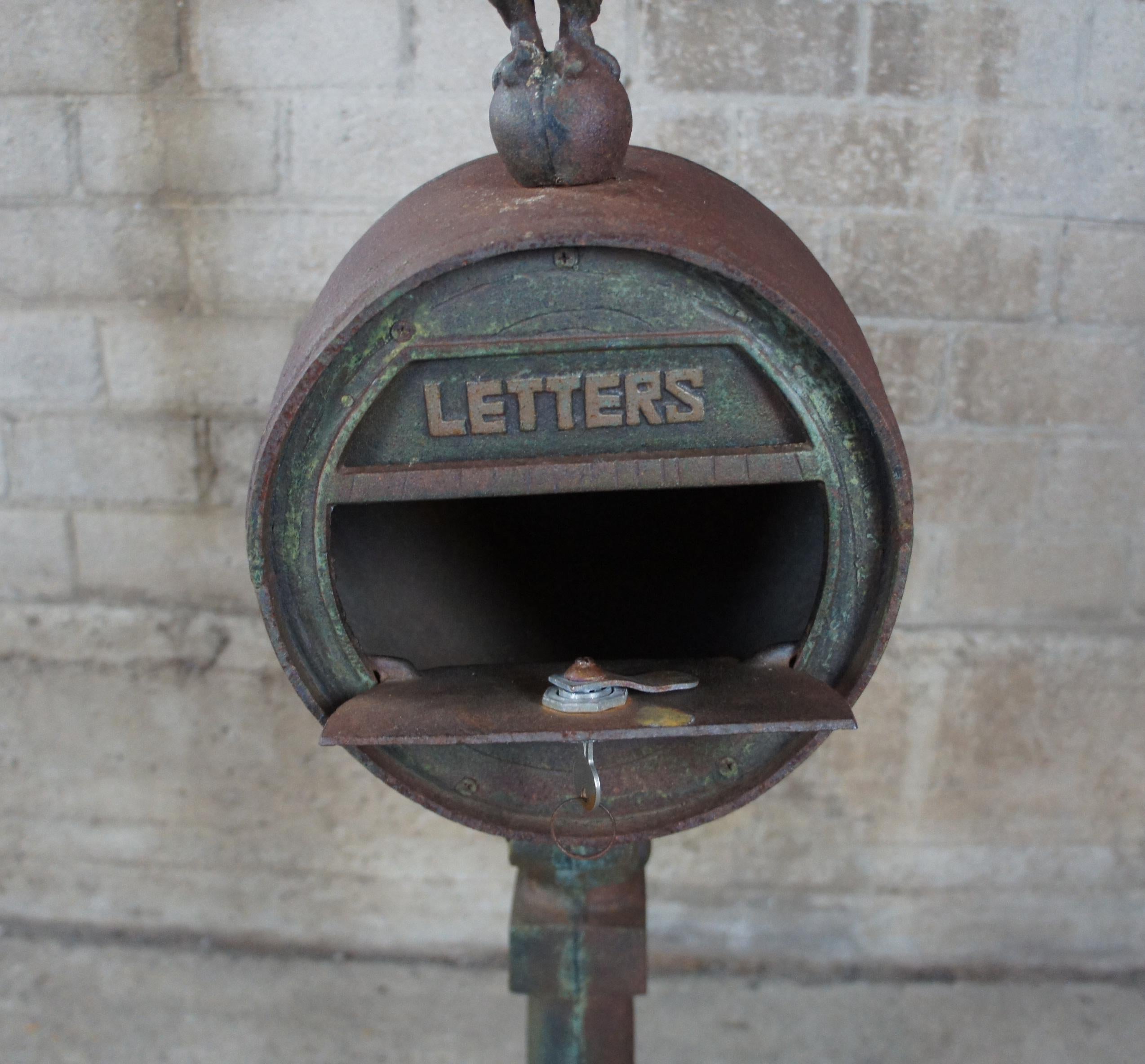 vintage standing mailbox