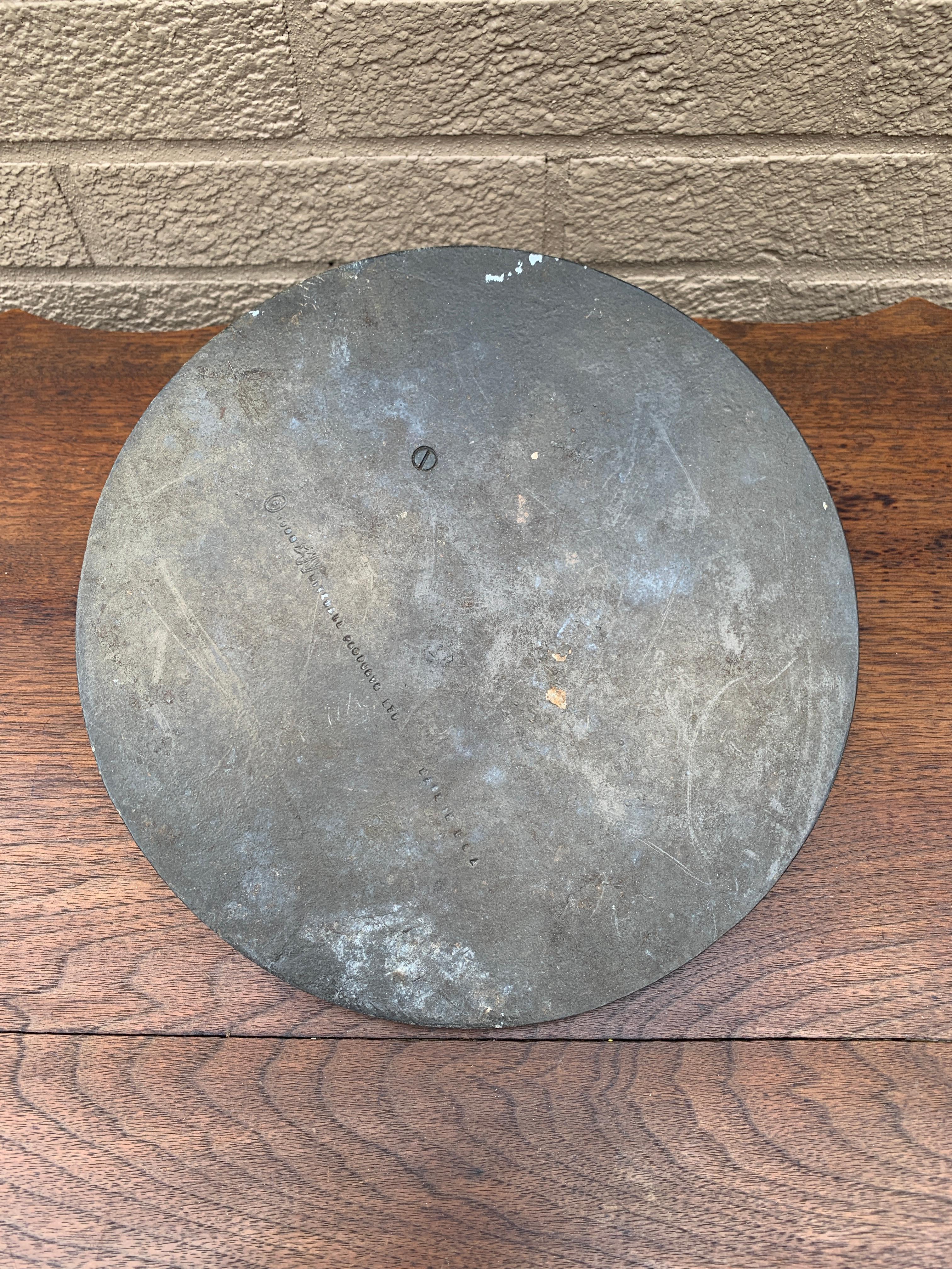 Vintage Cast Iron Garden Nautical Sail Boat Sundial 1