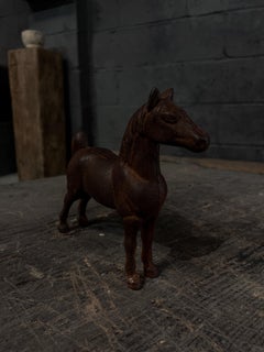 Vintage Cast Iron Horse Pony Bank Figure