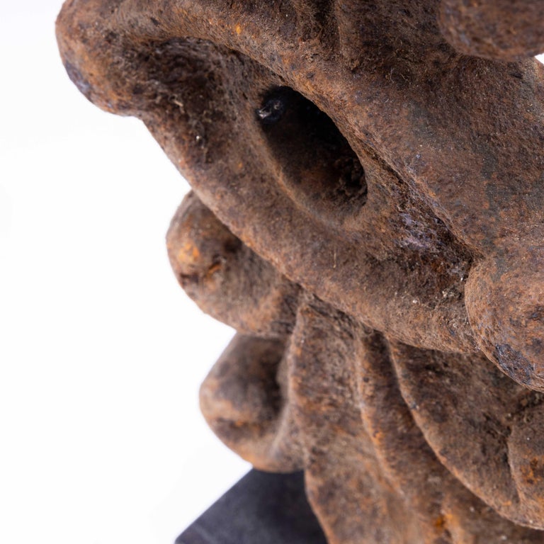 Vintage Cast Iron Mounted Fence Finials For Sale at 1stDibs