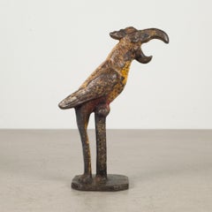 Vintage Cast Iron Parrot Bottle Opener, c.1940-1950