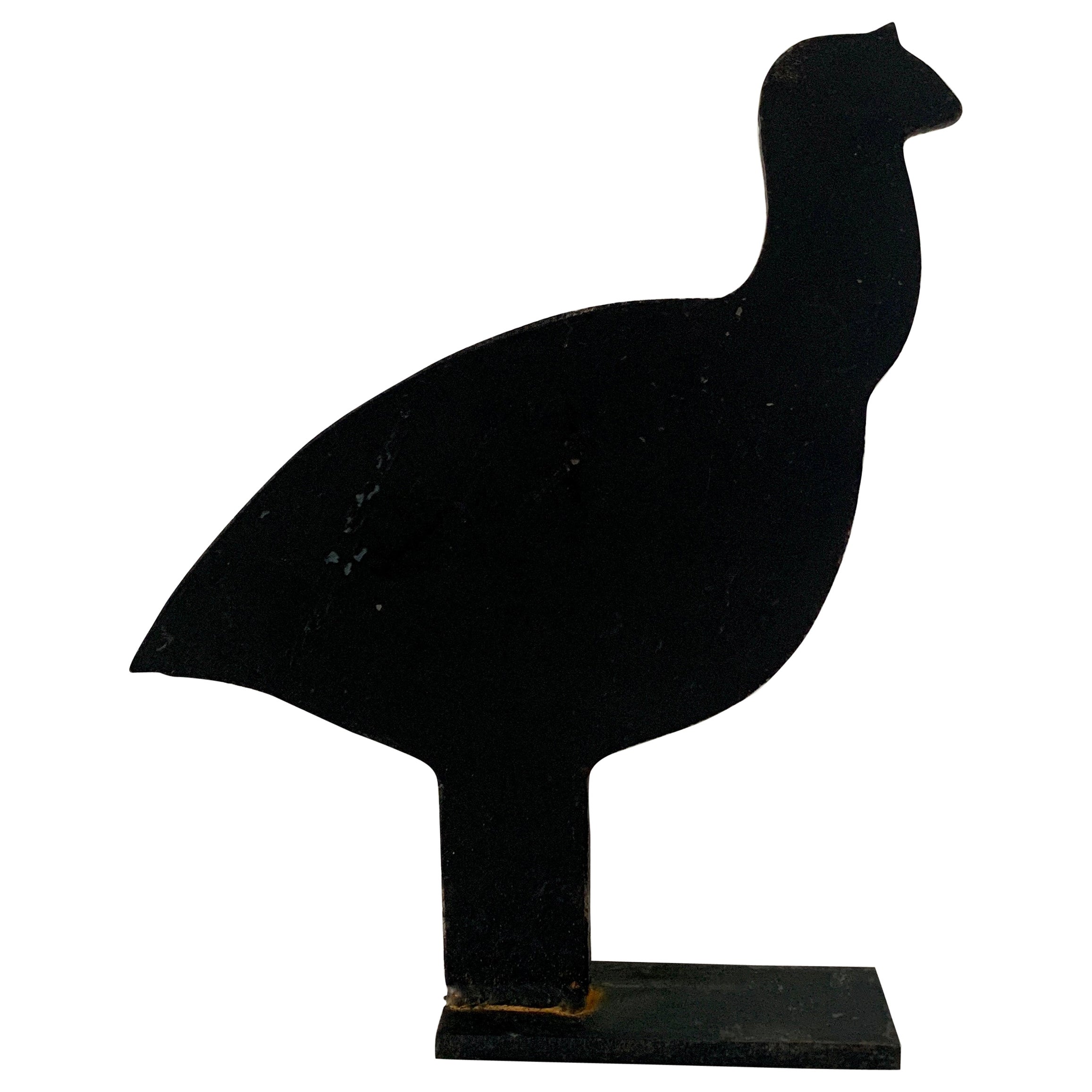 Vintage Cast Iron Quail Silhouette Door Stop
