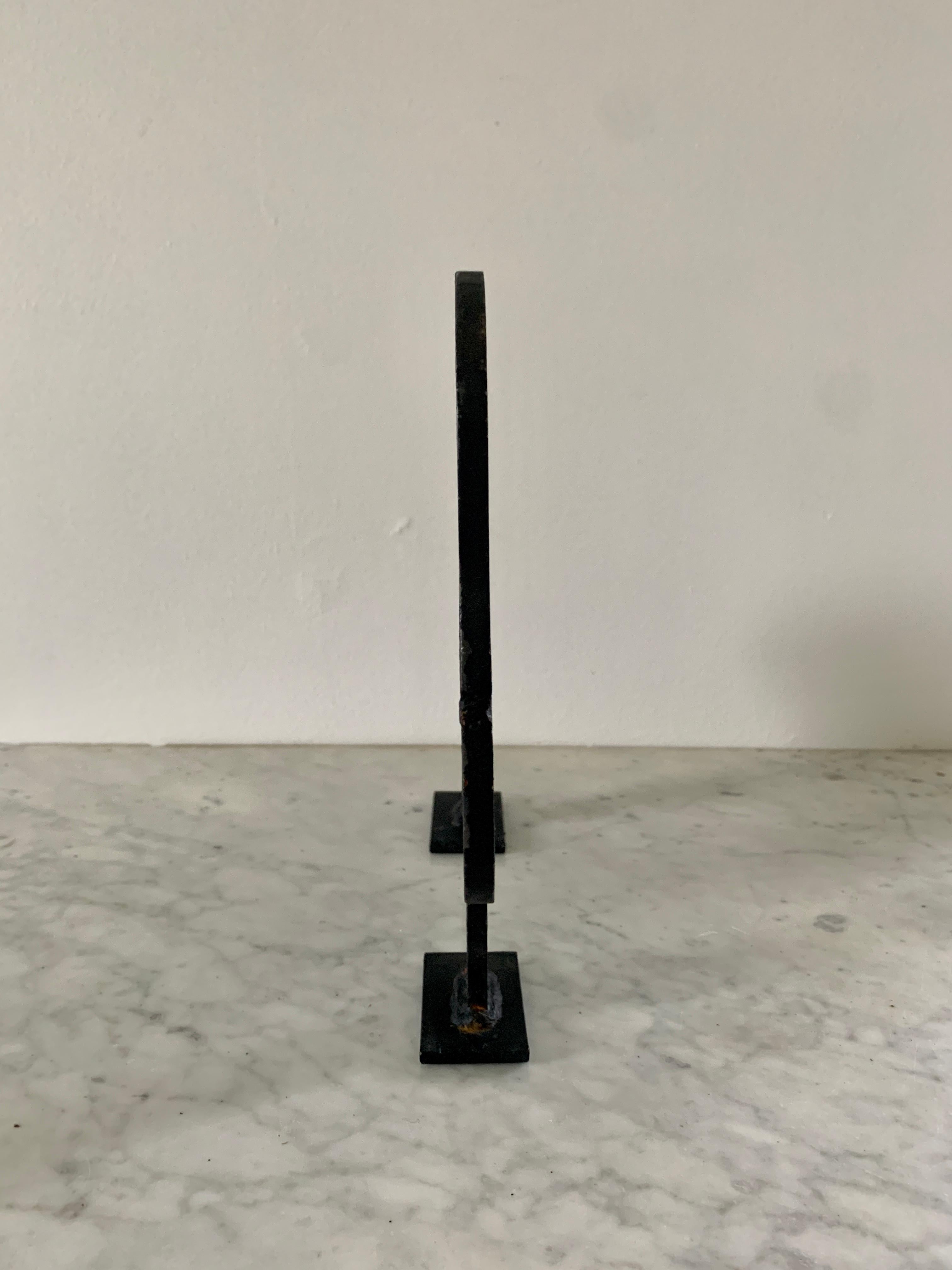 Tope de puerta vintage de hierro fundido con silueta de carnero Estadounidense en venta