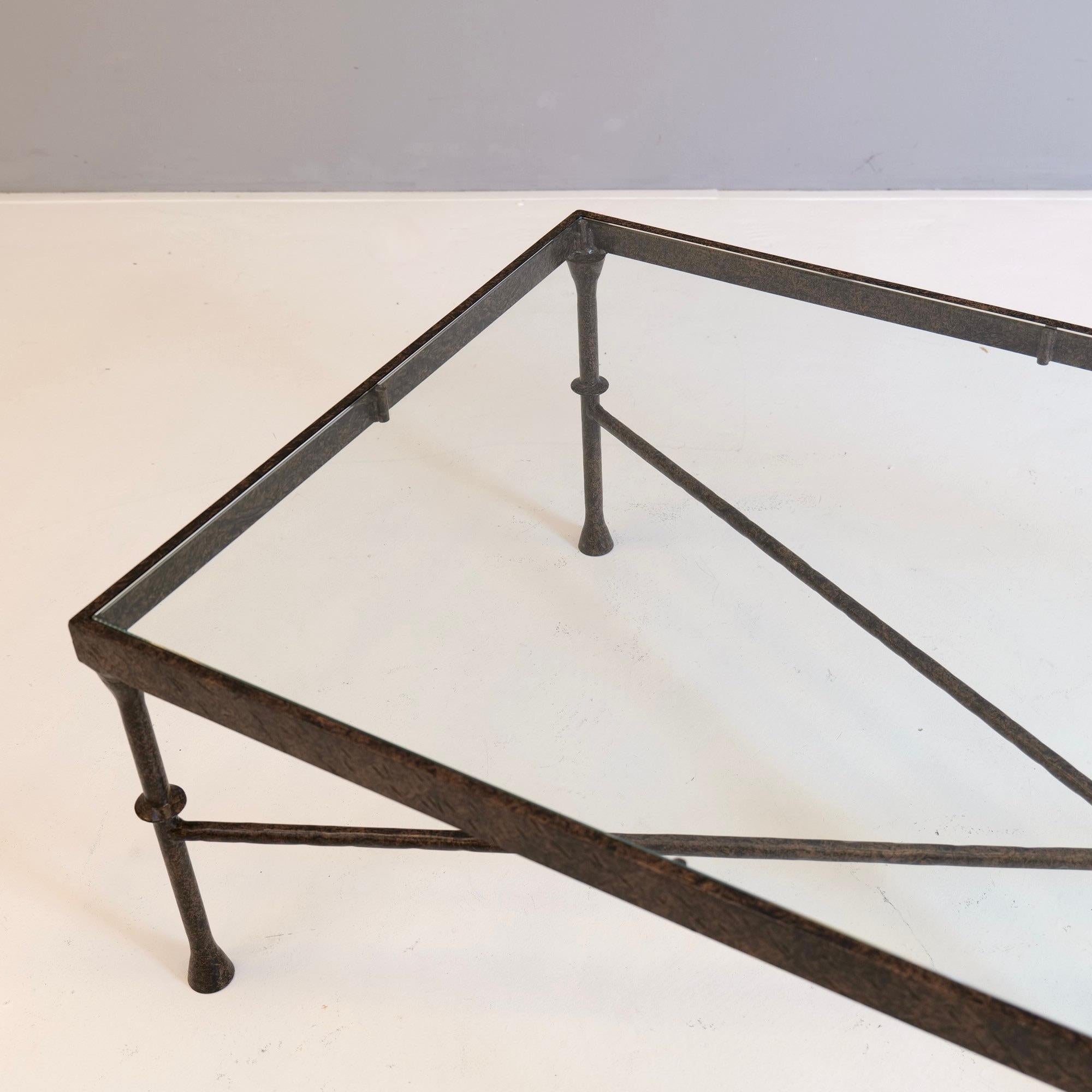 Table vintage en fonte à la manière de Diego Giacometti - années 1980 Bon état - En vente à Saarbrücken, SL