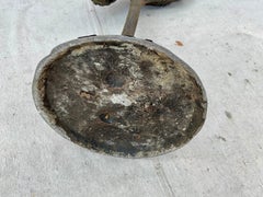 Vintage Cast Metal Cranes, A Pair